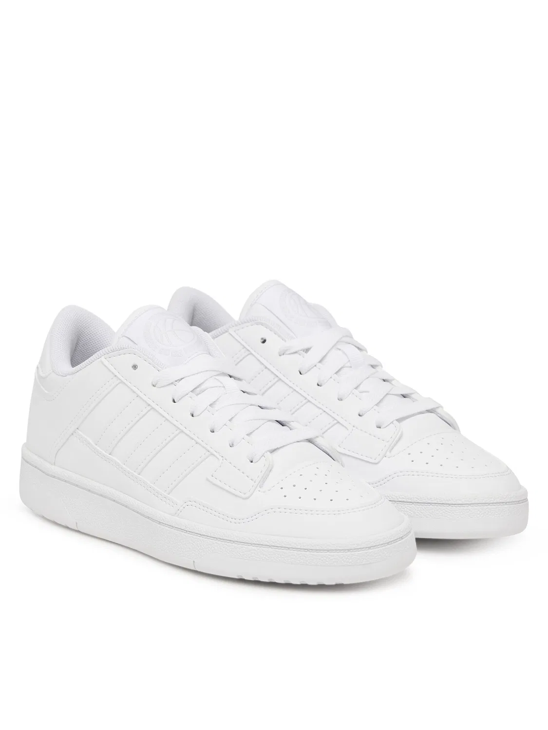 Кроссовки для мальчика Rapid Court Low Junior Shoes Adidas, белый — фото 2