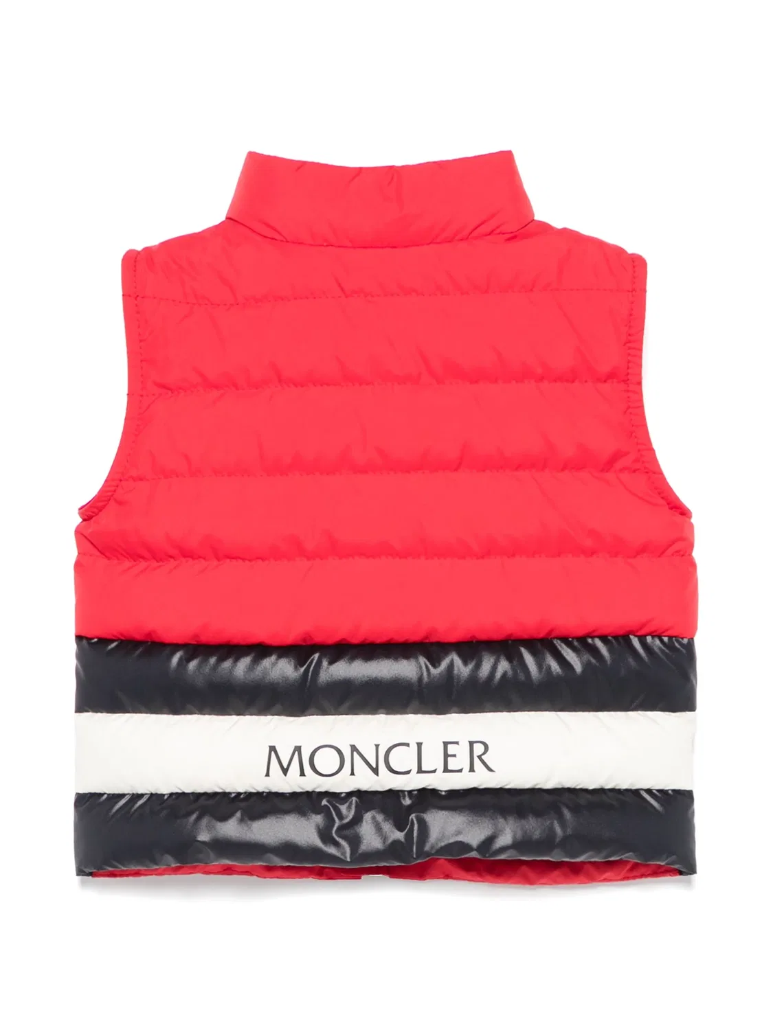 Утепленный жилет Moncler, красный — фото 2