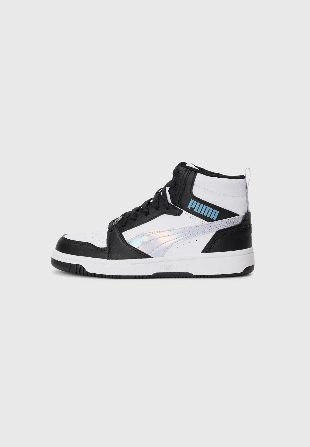 Rebound v6 mid space belle - высокие кроссовки Puma, Black/Lilac Crush/White