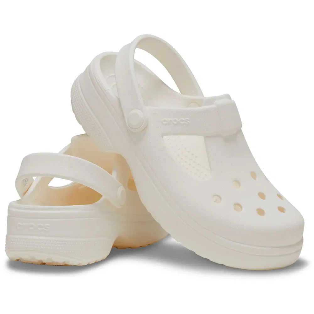 Сабо Mary Jane Crocs, белый — фото 4