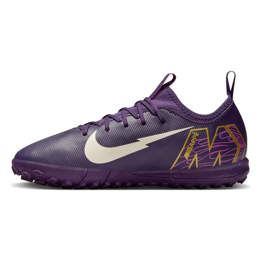 Детские футбольные бутсы для мальчиков на искусственном газоне Mercurial Jr Zoom Vapor 16 Academy Km Tf, фиолетовые Nike