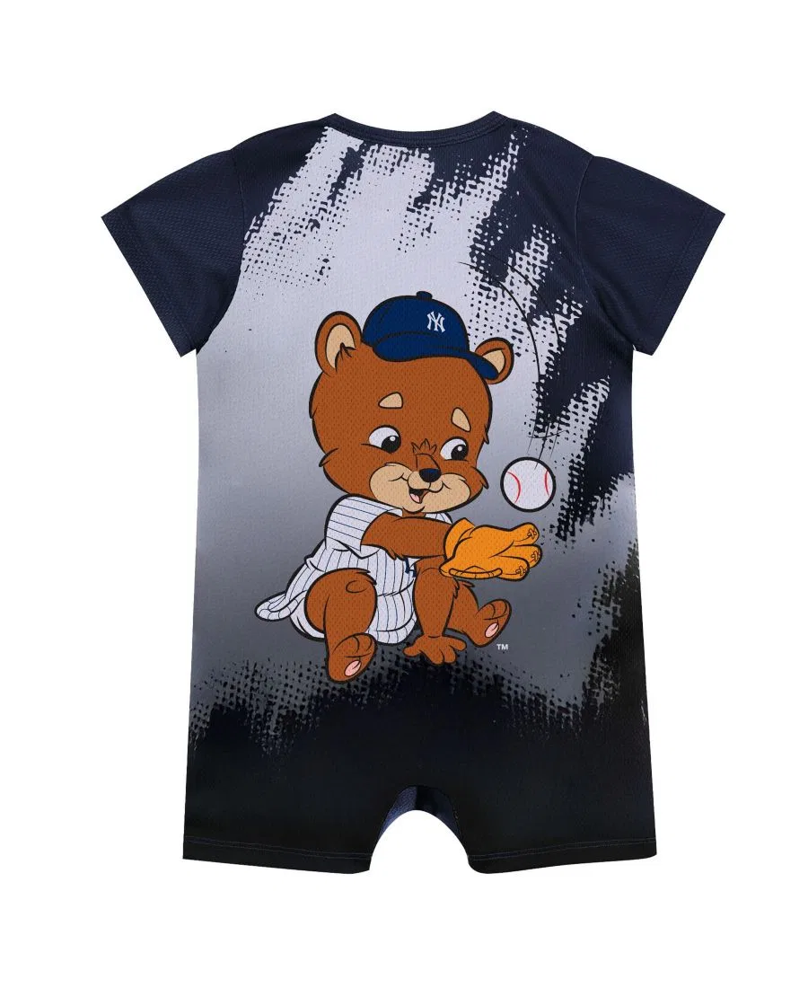 Боди с принтом New York Yankees Baby Mascot Outerstuff, Navy — фото 3