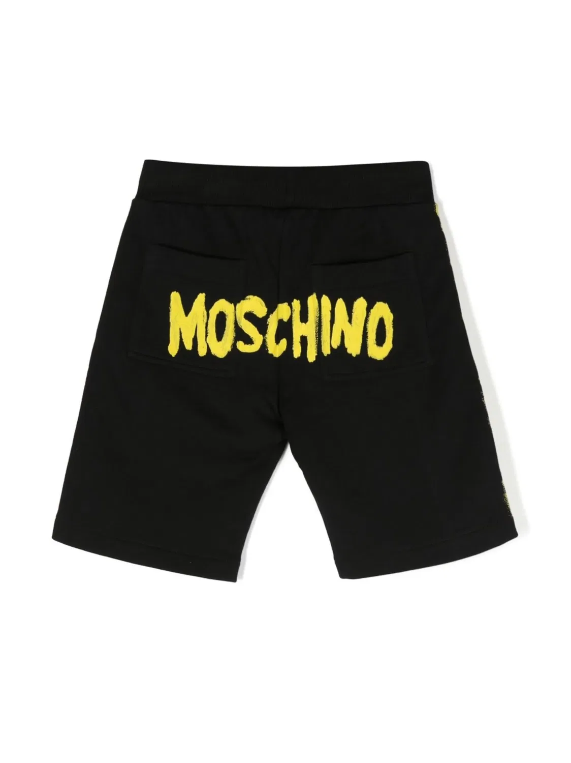 Шорты с принтом логотипа Boutique Moschino, черный — фото 3