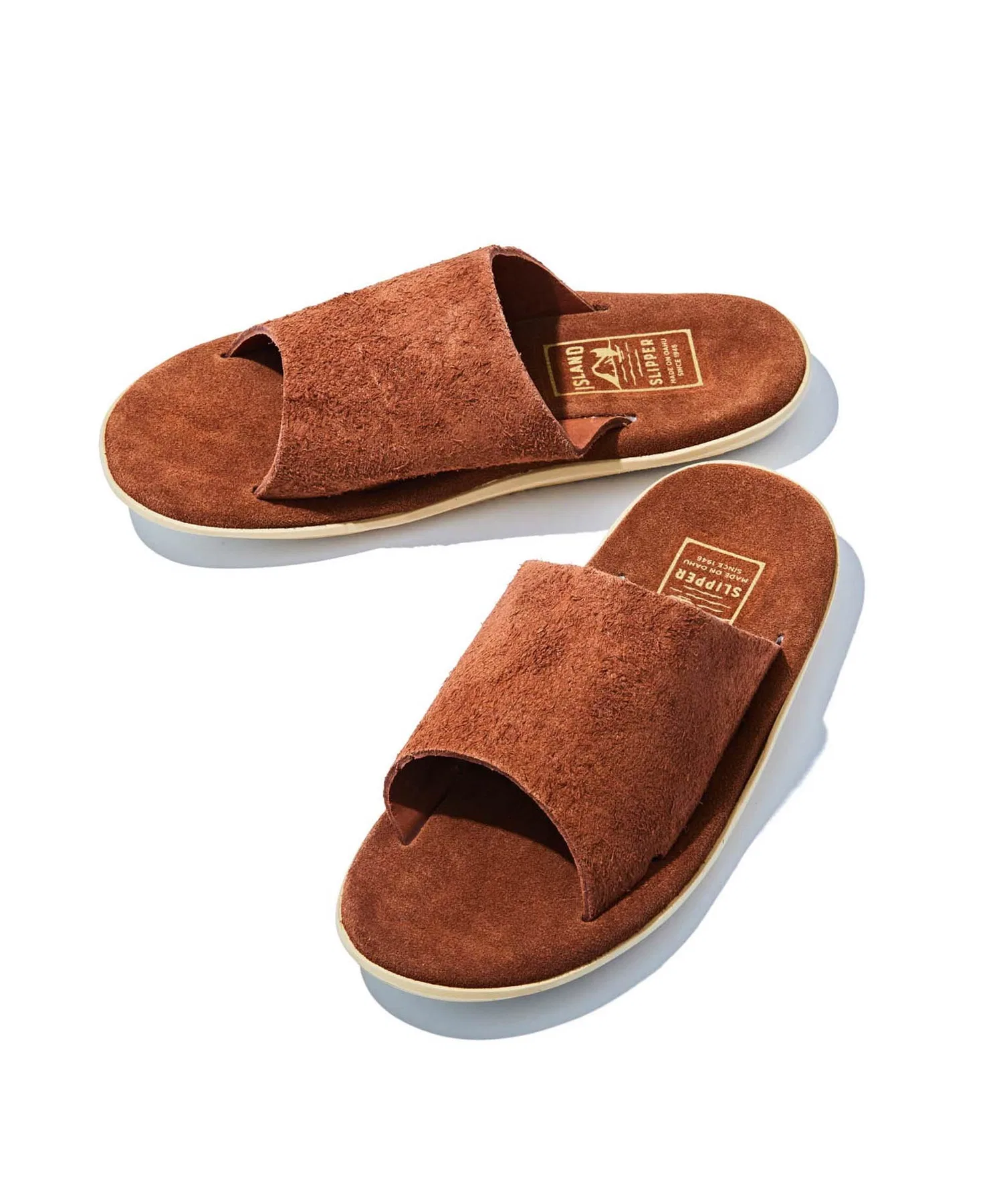 Мужские и женские кожаные сандалии ISLAND SLIPPER PTS705BHR PEANUT TOBACCO — фото 2