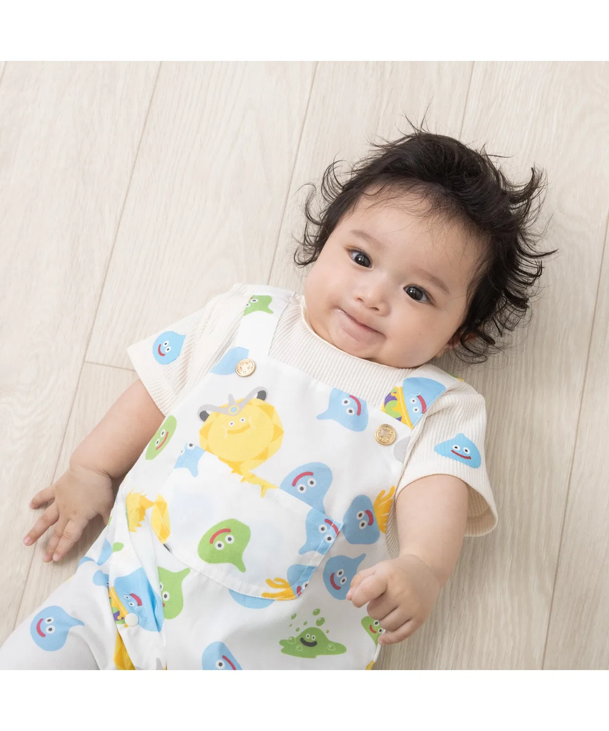 Детский комбинезон-боди с принтом Slime Dragon Quest Baby & Kids, Off White — фото 2