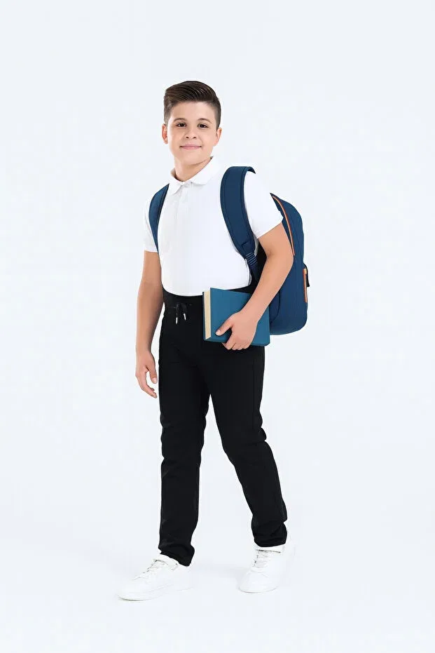 Детские брюки для мальчиков с камизолью Basics Giyicem Tekstil, Black — фото 2