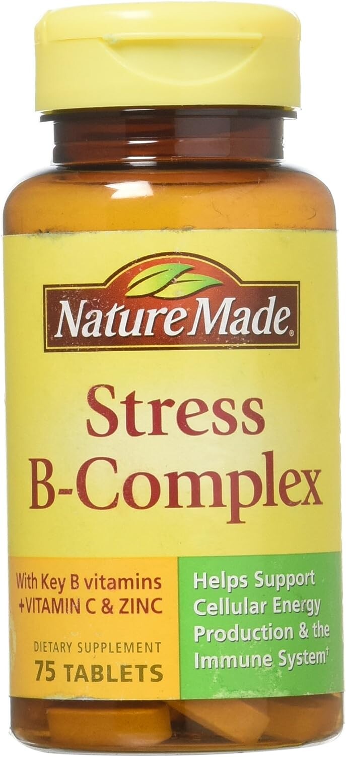 

Витамины группы B Nature Made Stress B Complex, 2 упаковки по 75 таблеток