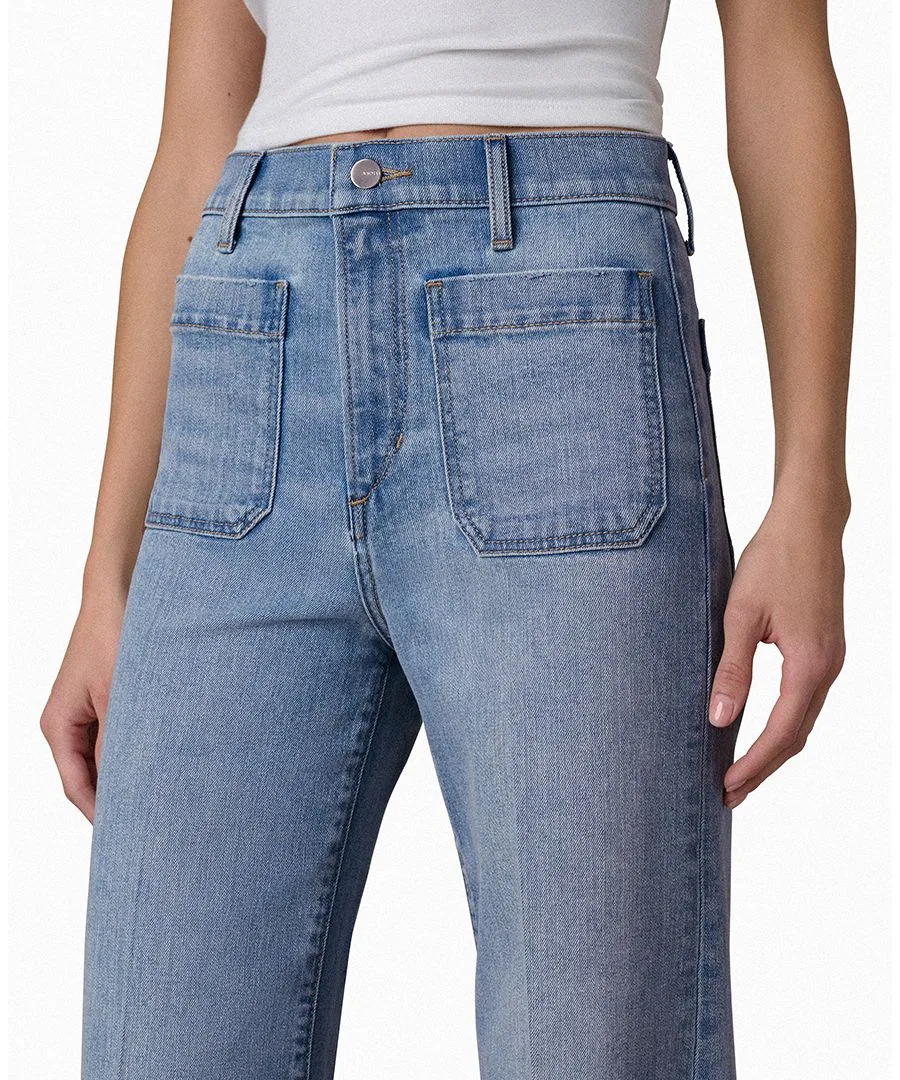 Джинсы женские с высокой посадкой и патч-карманами The Mia Patch Pocket High-Rise Wide Joe's Jeans, Amiable — фото 4