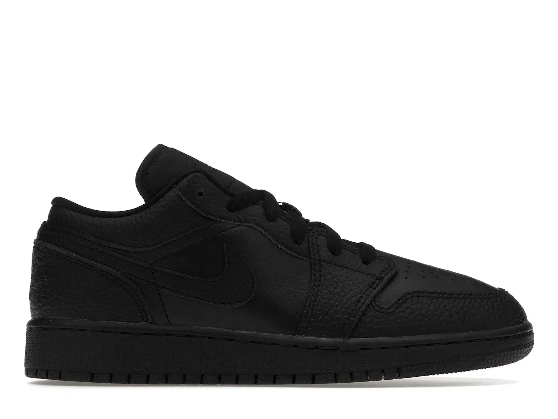 Детские кроссовки Lifestyle с низким профилем Jordan 1 Low Jordan, Black/Black-Black