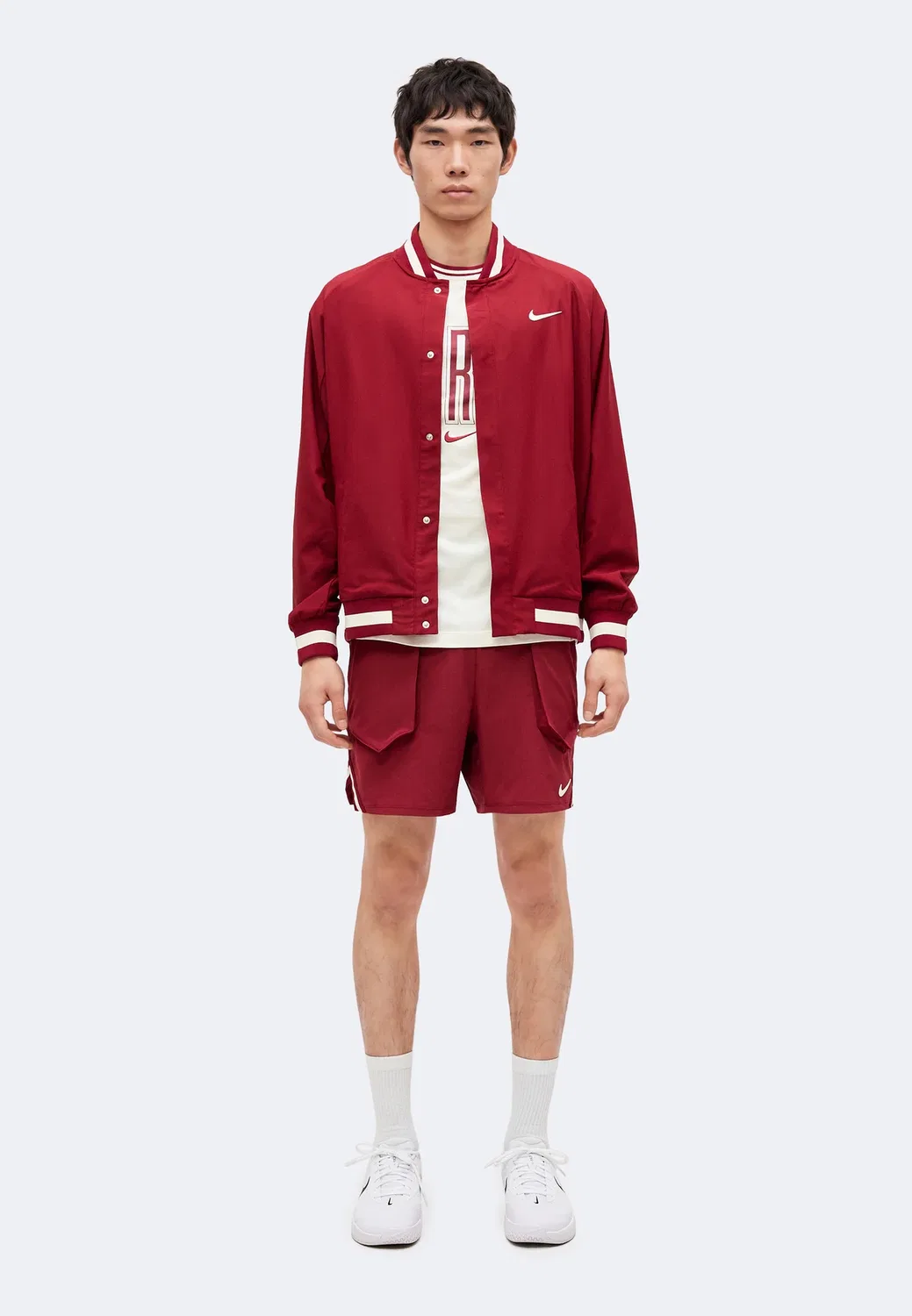 Слэм - тренировочная куртка Nike Performance, Team Red/Pale Ivory/Pale Ivory — фото 2