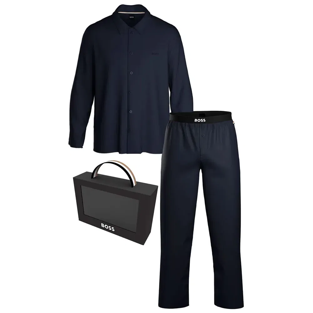 Мужская пижама с длинным рукавом BOSS Performance 10275258, Blue