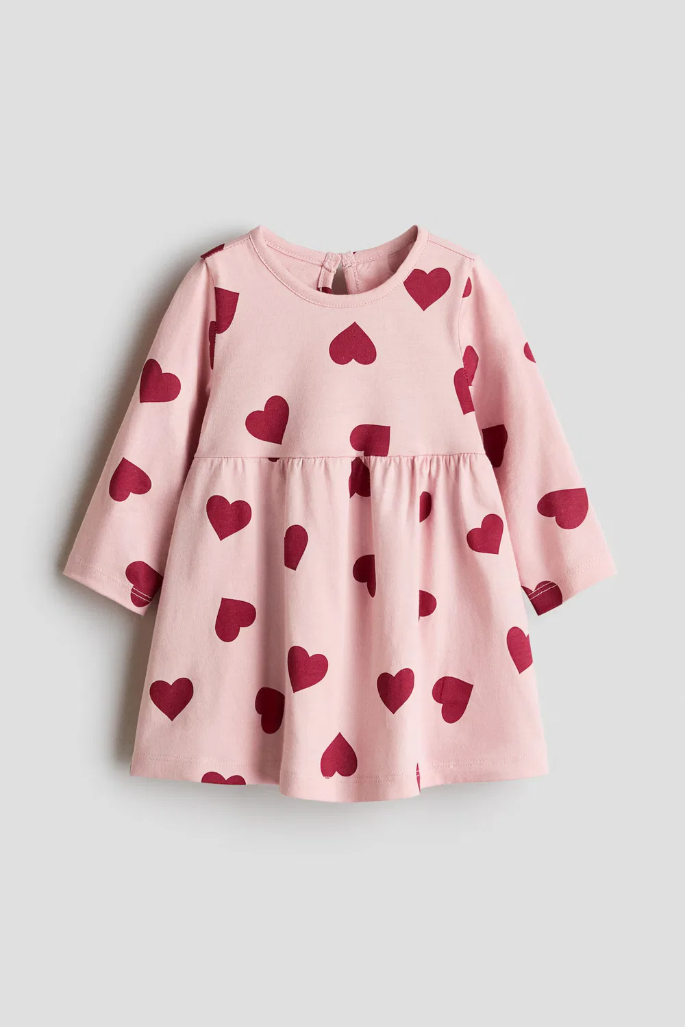 Платье из хлопка с принтом H&M, Hellrosa/Herzen