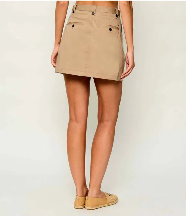 Женская мини-юбка Regular Fit Tommy Hilfiger, бежевый — фото 3