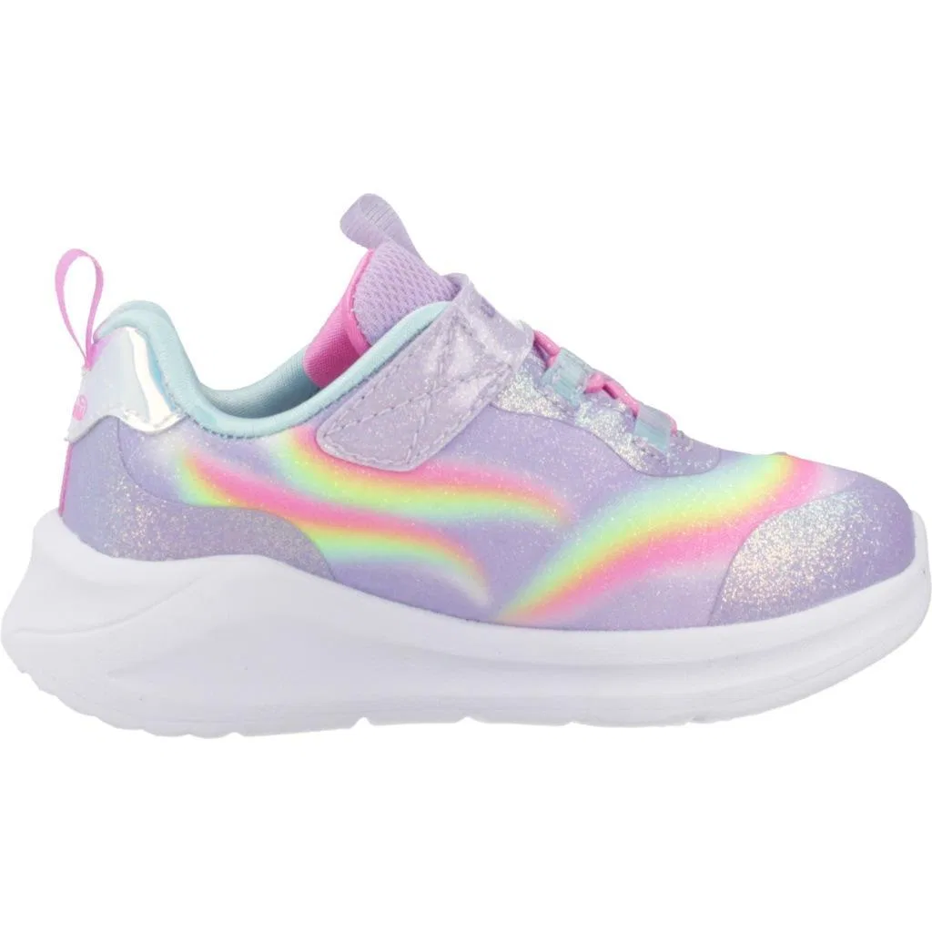 Детские кроссовки Skechers Unicorn Chaser, Bunt Fluoreszierendes Ultrapink Rosa — фото 4