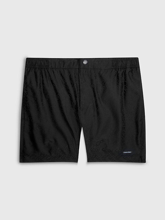 

Шорты для плавания среднего размера с кулиской Calvin Klein, черный