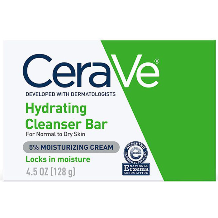 

Увлажняющее и очищающее мыло для лица и тела CeraVe Hydrating Cleanser Bar, 128 гр