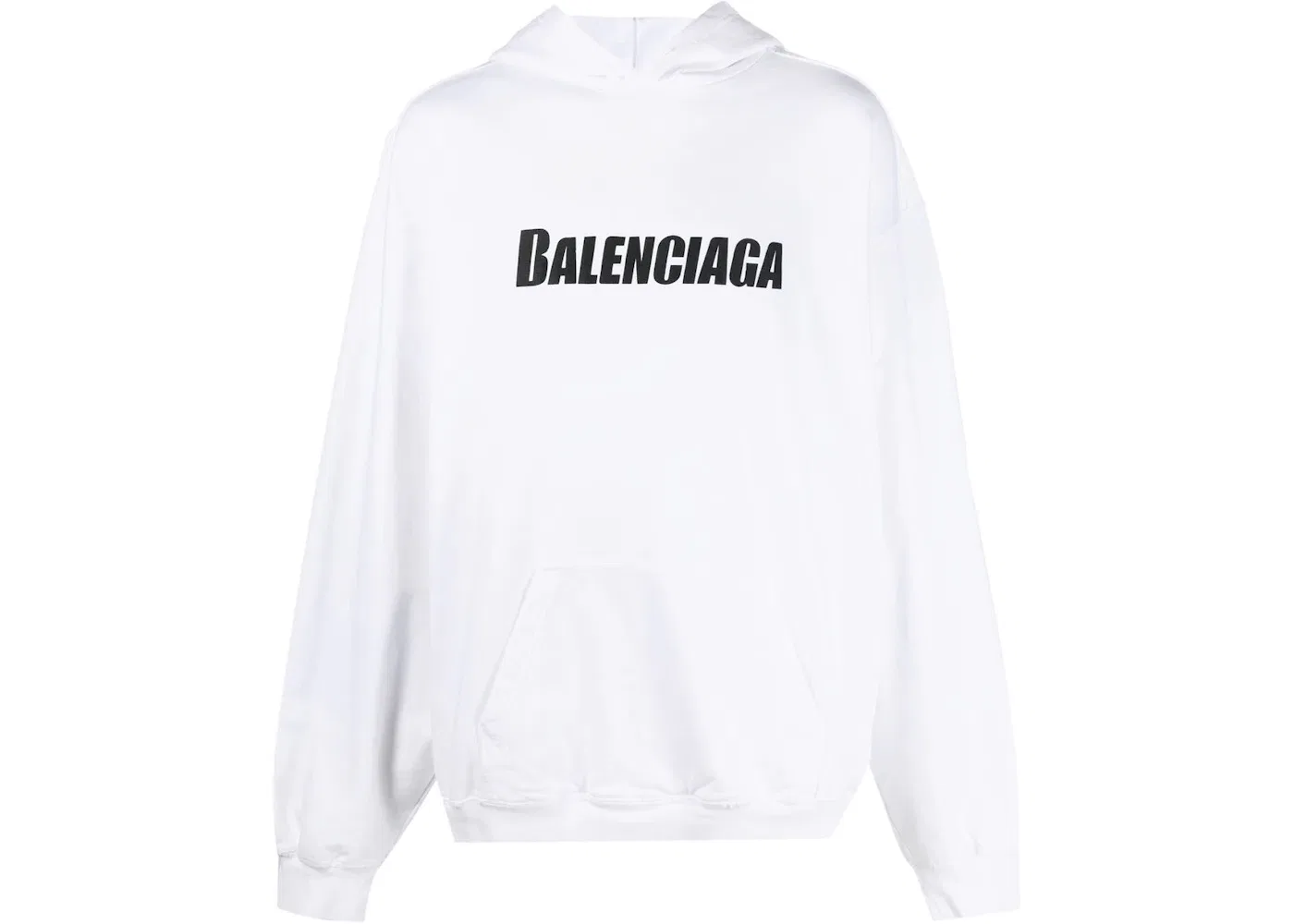 Мужской худи с принтом Balenciaga, White/Black