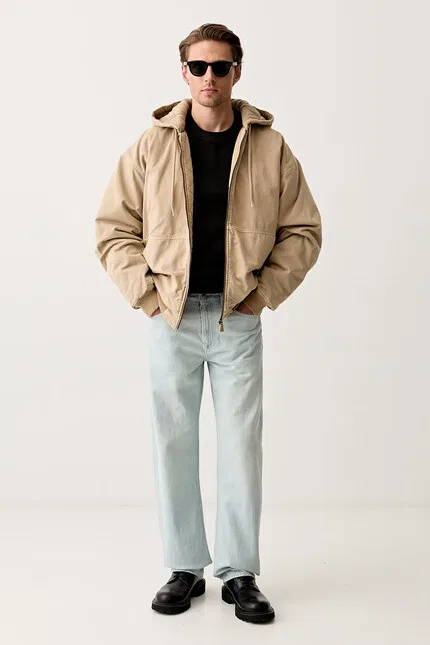 Куртка переходная утепленная Equipment Jacket Adidas Originals, бежевый — фото 2