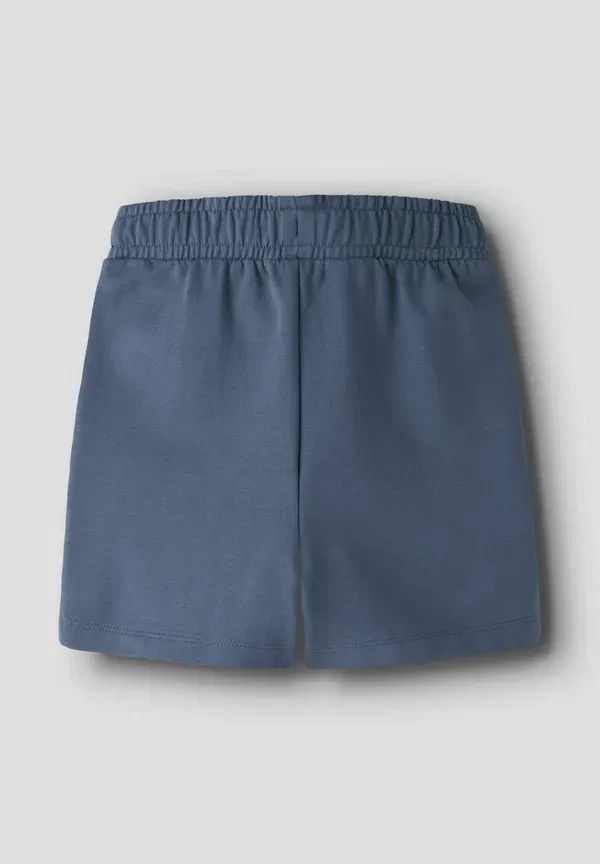 Шорты хлопковые Sweatshorts regular fit, Name It, Vintage Indigo, индиго — фото 2