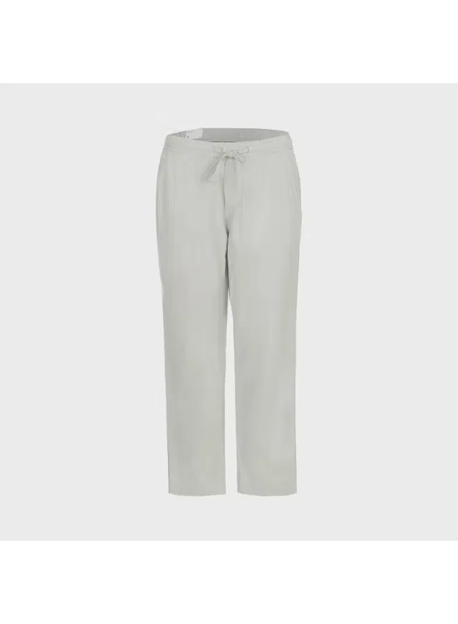 Брюки льняные повседневные Zara, светло-зеленый — фото 2