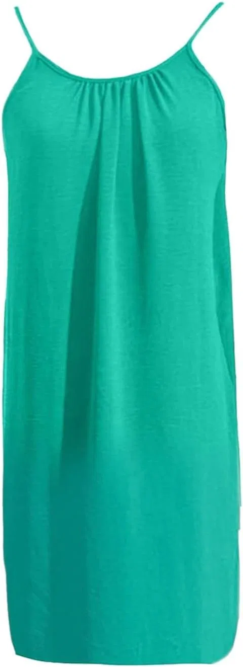 Женское летнее платье на бретелях без спинки, Mint Green — фото 4