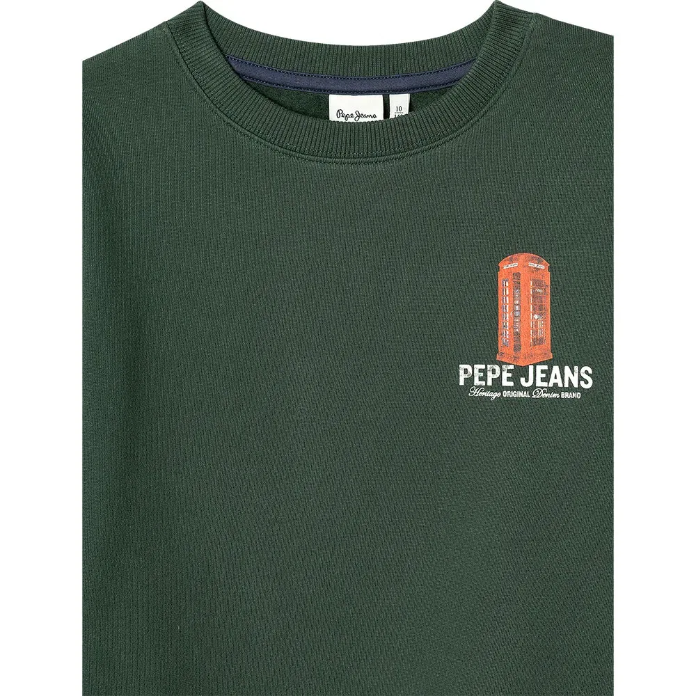 Детское худи для мальчиков с принтом Nicco Pepe jeans, Green — фото 3