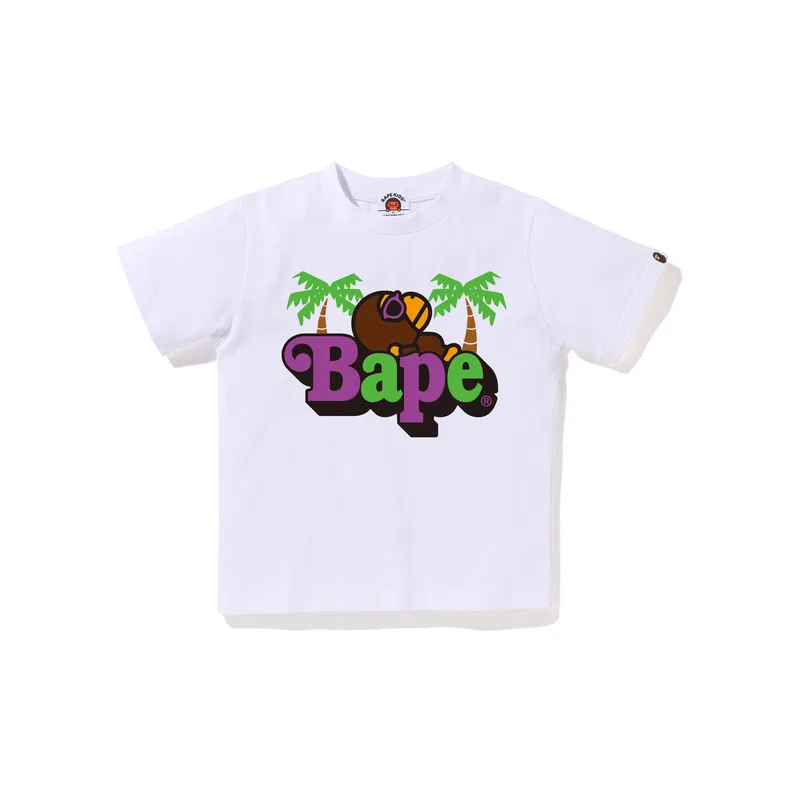 Футболка с круглым вырезом, Pre School, A BATHING APE, Black — фото 4