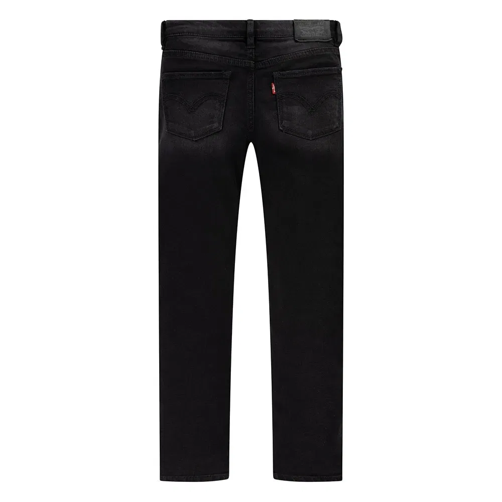 Детские джинсы для девочек скинни Levi's 710 Super Skinny, Black — фото 2