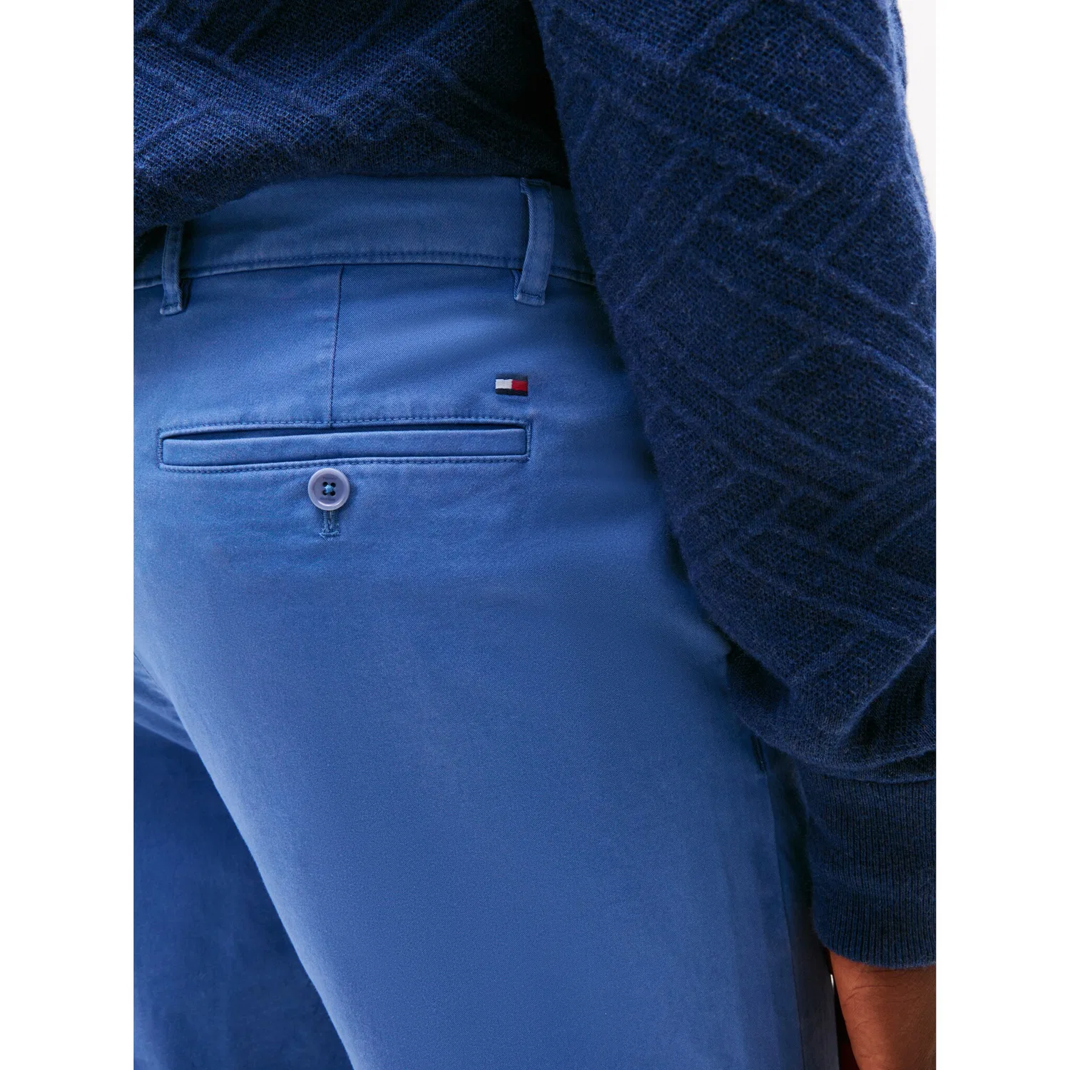 Мужские чиносы зауженные Tommy Hilfiger, Angora Blue — фото 3