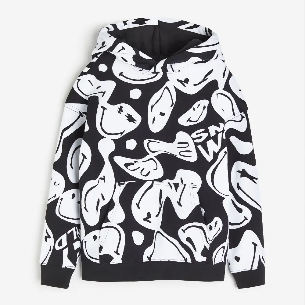 

Толстовка H&M Kids Motif SmileyWorld, черный