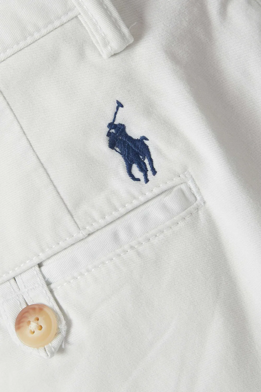 Шорты чино из хлопкового твила с эластаном Polo Pony, Polo Ralph Lauren, белый — фото 4
