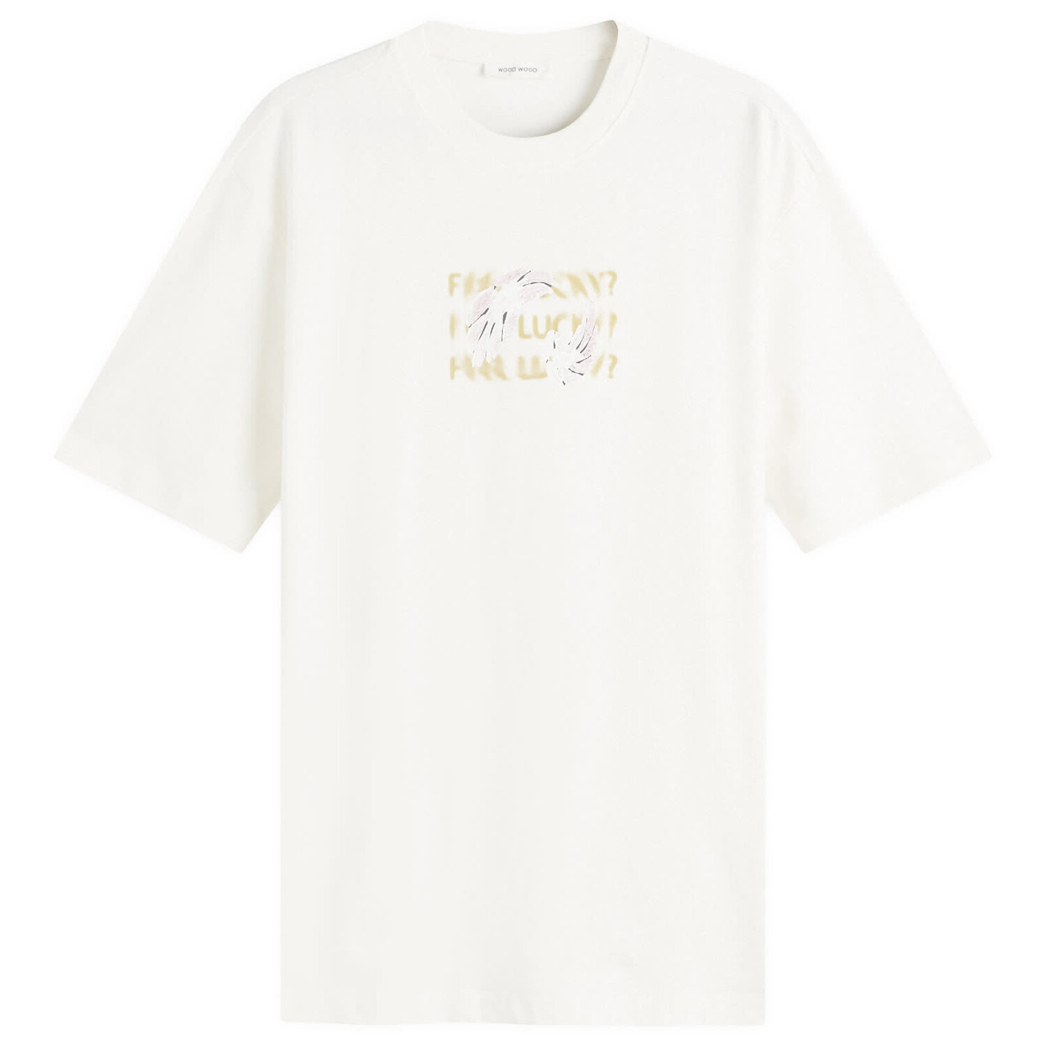 

Футболка Wood Wood Haider Lucky T-Shirt, цвет Frosted