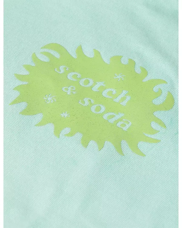 Детская футболка для мальчиков с принтом Front Artwork Relaxed Fit Tee Scotch & Soda, Opal — фото 3