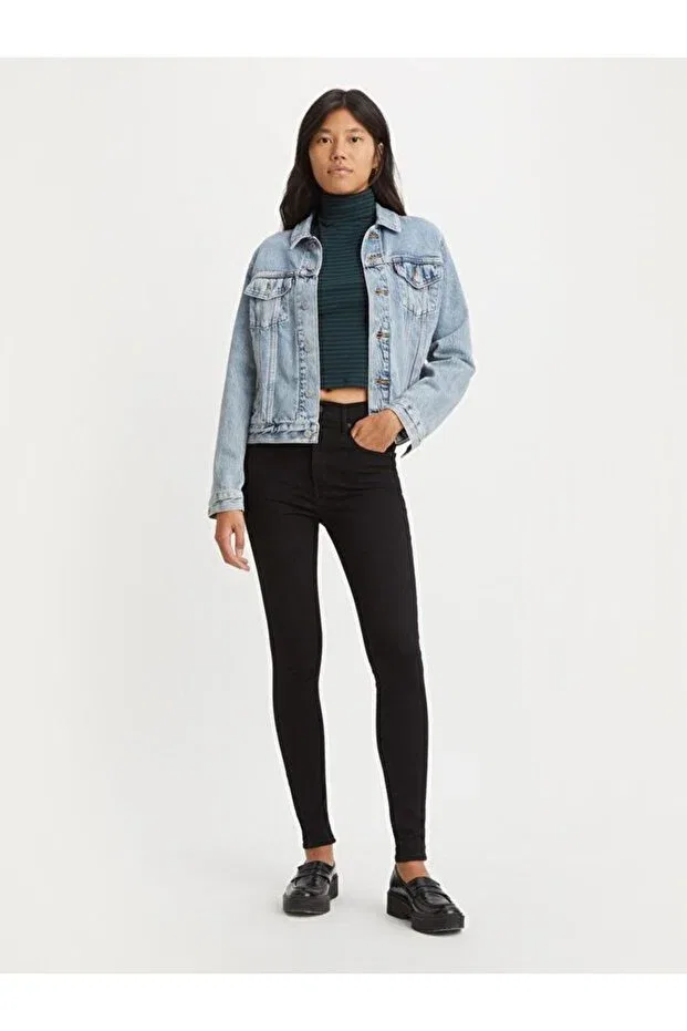 Женские джинсы скинни Mile High Super Skinny Levi'S, Black — фото 2