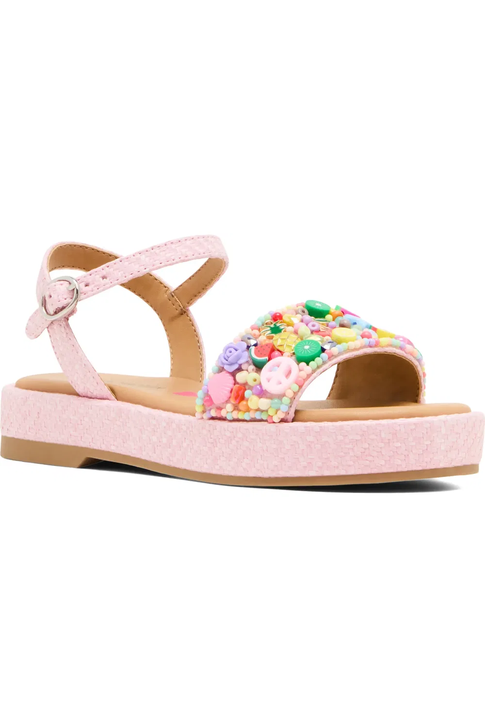 Детские босоножки на платформе с ремешком Arabela Steve Madden, розовый