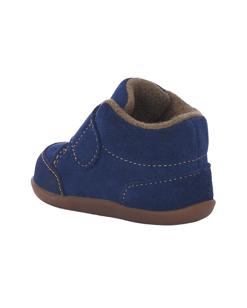 Детские кроссовки на первую обувь из замши Casey Mini See Kai Run, Navy Suede — фото 3
