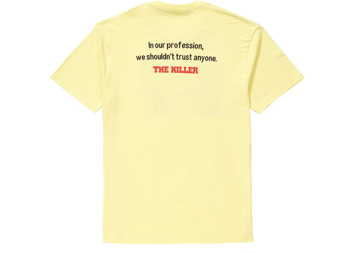 Мужская футболка с принтом The Killer Trust Tee Supreme, Pale Yellow — фото 2
