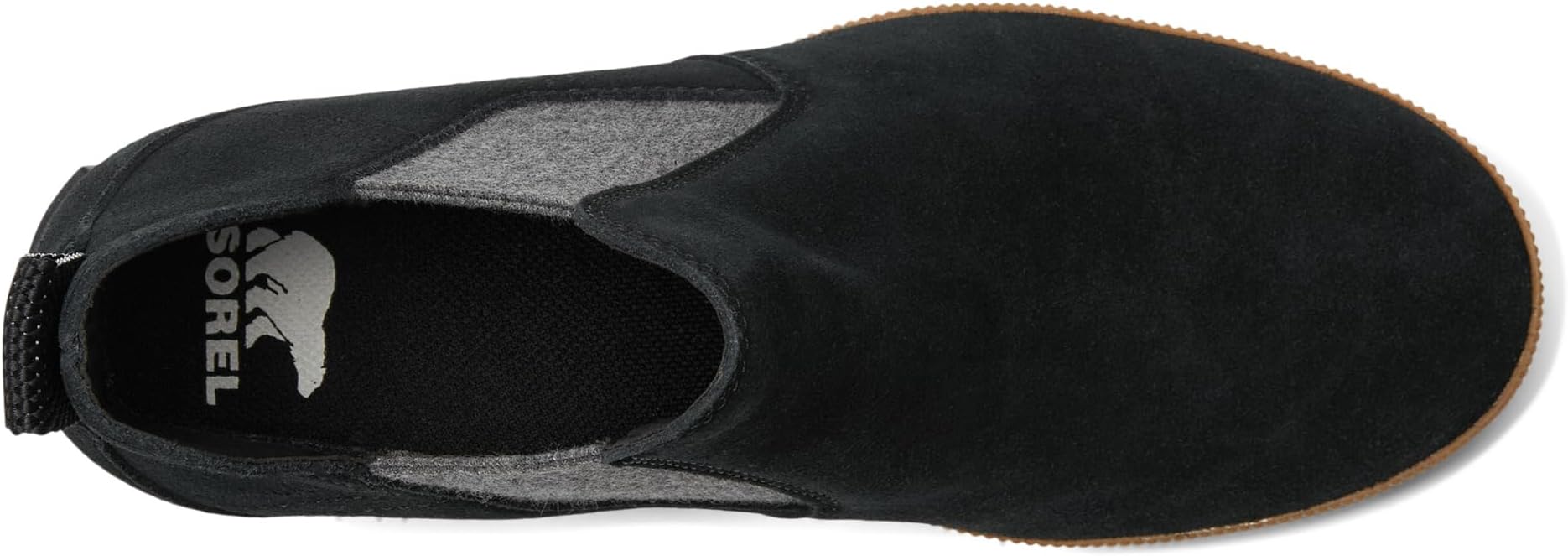 Кроссовки SOREL Out N About Slip-On Wedge, цвет Black/Gum 16 — фото 2