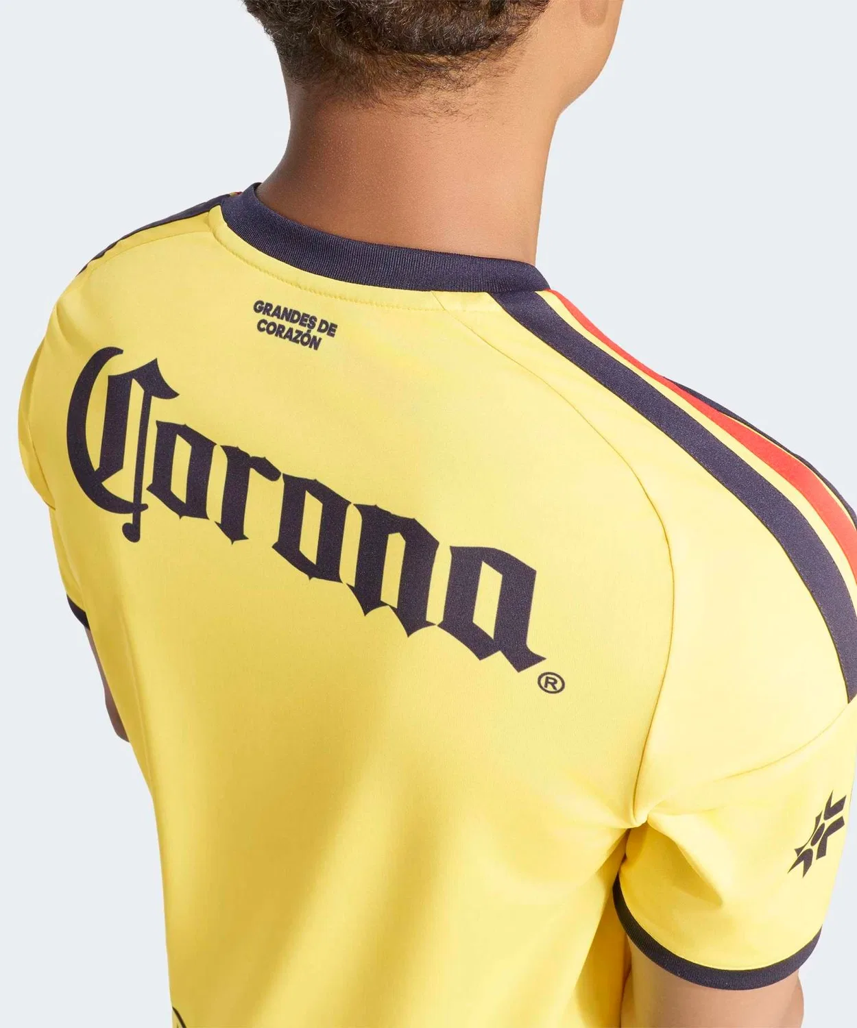 Мужская футболка с принтом Club America 26/27 Home Replica Uniform Adidas, Yellow — фото 4