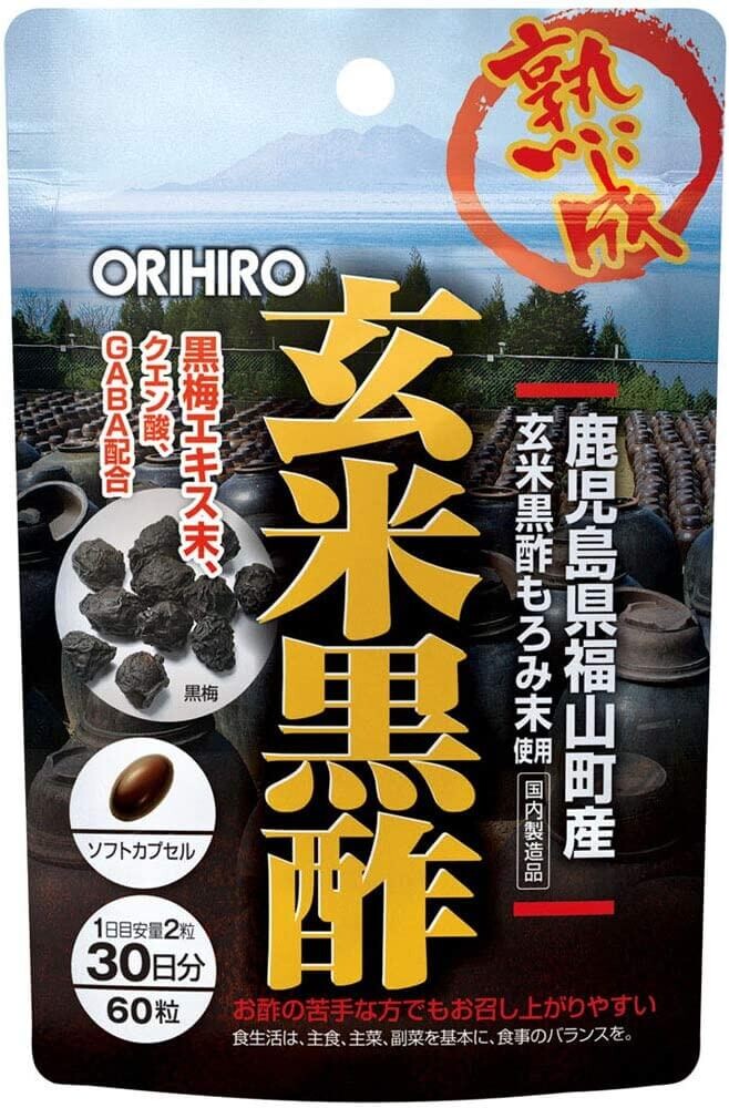 

Добавка Orihiro с экстрактом черного уксуса, 60 капсул