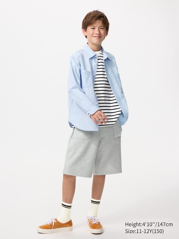 Хлопковые шорты AIRism Uniqlo, 65 blue — фото 2