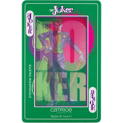 Палитра теней для век The Joker № 020, разноцветная, 16 цветов, глянцевая, интенсивная, сияющая, веганские парабены, 18,8 г Catrice — фото 2