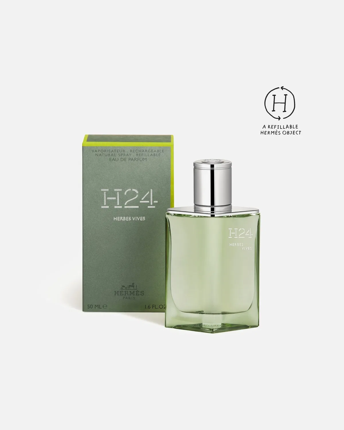 Парфюмированная вода h24 Herbes Vives Hermès, 50 Ml — фото 2
