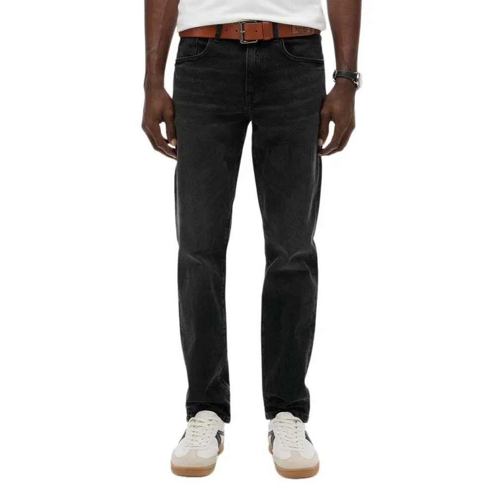 Джинсы прямого кроя Vintage Slim Straight Fit Superdry, черный