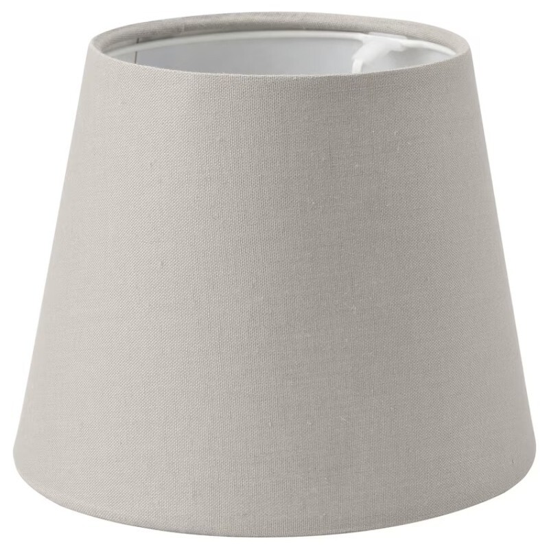 

Абажур, 19 см Ikea Skottorp, светло-серый дубль