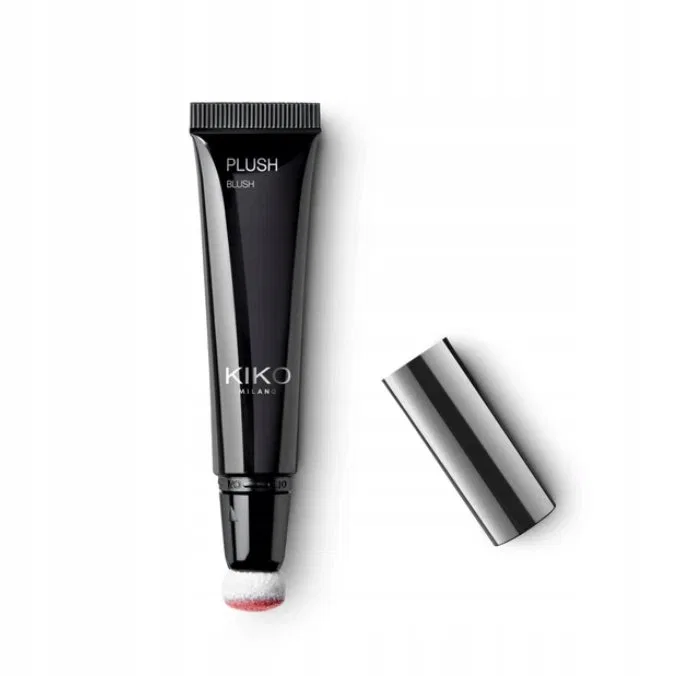 Жидкие румяна с губчатым аппликатором Plush Blush 02 Crystal Coral 14 мл KIKO Milano