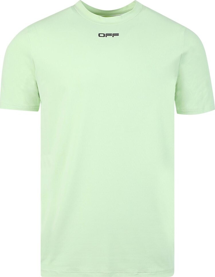 

Футболка Off-White Athletic Arrow Tee 'Green/Black', зеленый