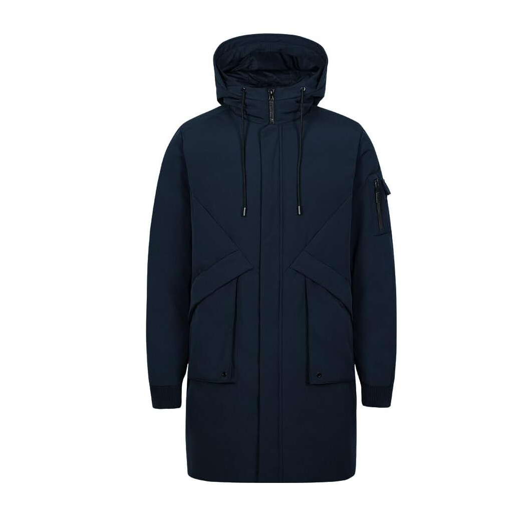 

Мужское зимние пальто Pioneer Camp Parkas Long Hooded Padded, темно-синий