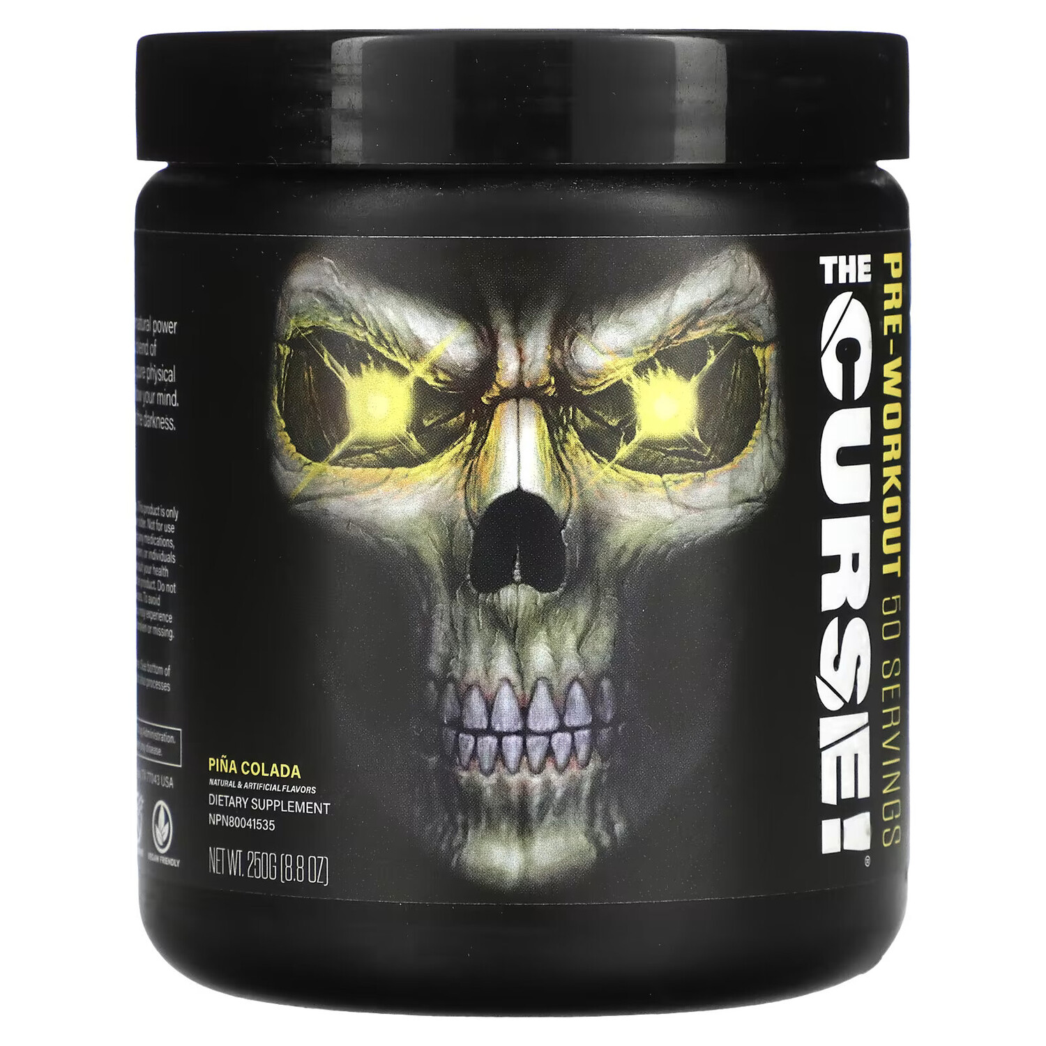 

JNX Sports, The Curse, предтренировочная добавка, пина колада, 250 г (8,8 унции)