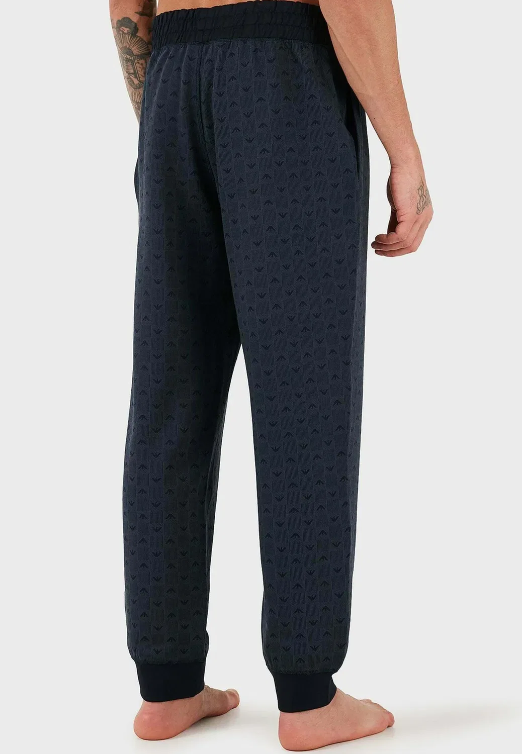 Pantalone uomo - пижамные штаны Emporio Armani, Blu — фото 3
